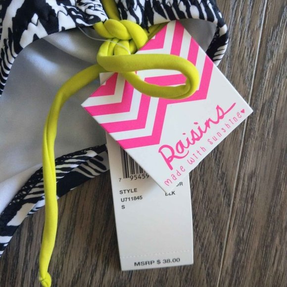 Raisins size S bikini bottoms NWT - Picture 2 of 3